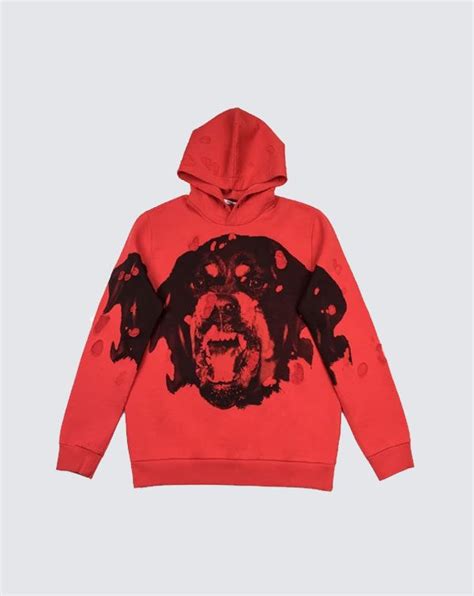 givenchy rottweiler keychain|givenchy hoodie distressed.